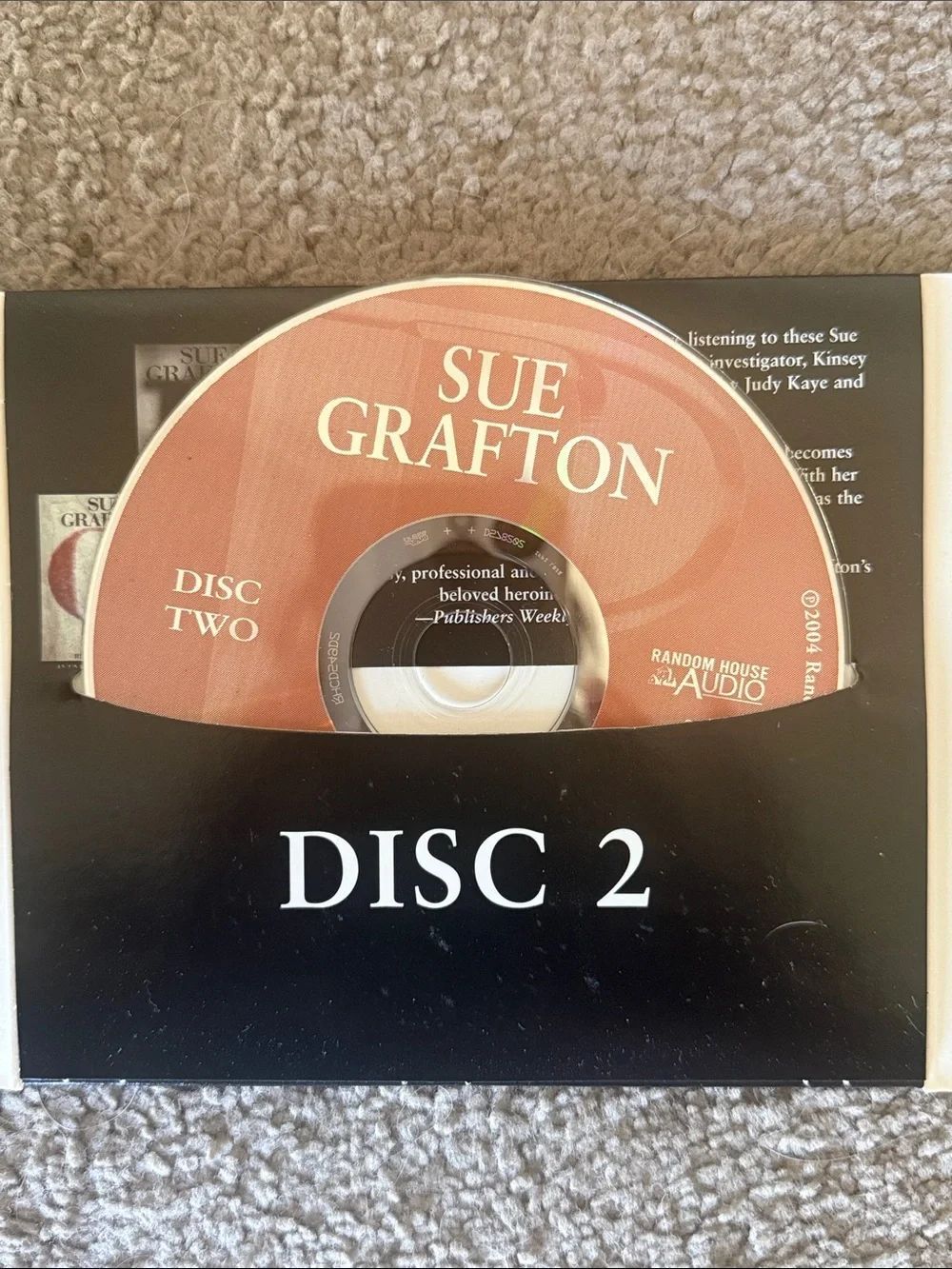 Sue Grafton "R Is for Ricochet" AudioBook! - Picture 3 of 7